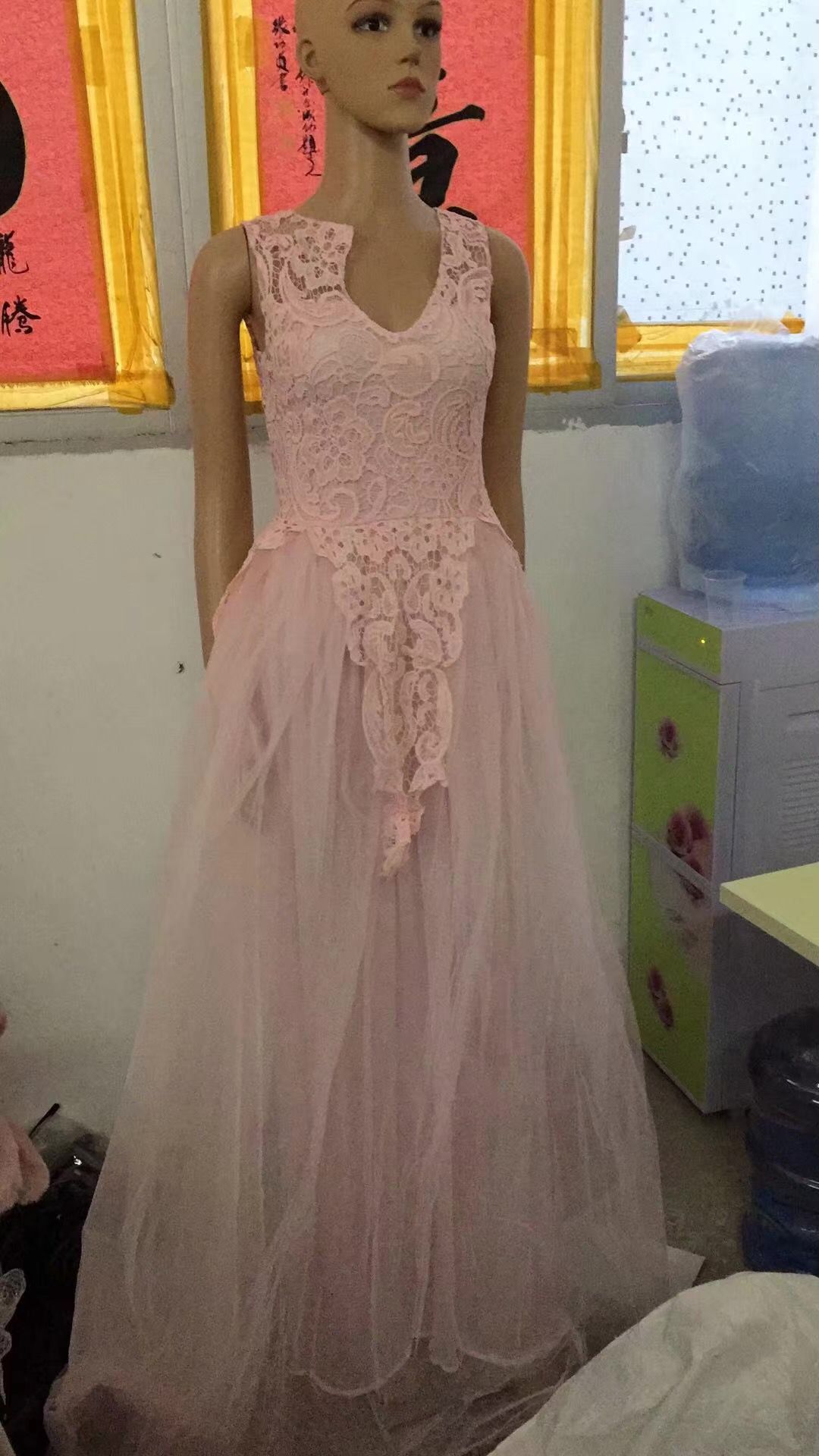 Women Wedding Dress Sleevless Flowers Lace Dress | Luxury Home Accessories | Heulog Glow