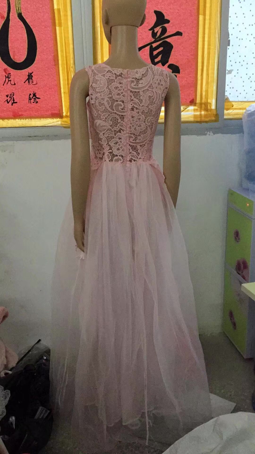 Women Wedding Dress Sleevless Flowers Lace Dress | Luxury Home Accessories | Heulog Glow