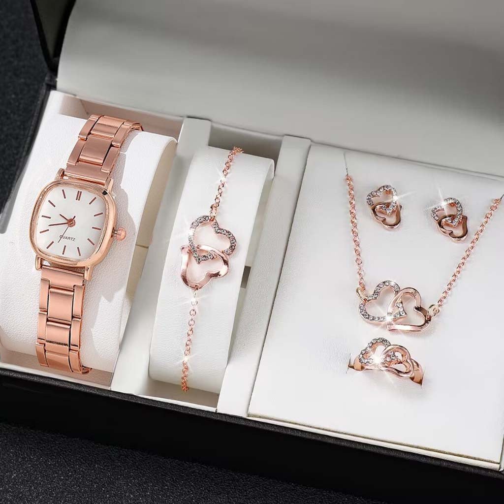 Women's Alloy Square Roman Quartz Watch | Luxury Home Accessories | Heulog Glow