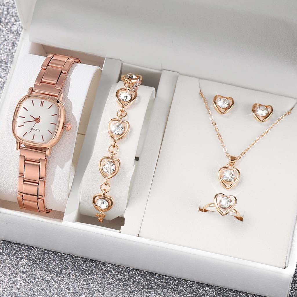 Women's Alloy Square Roman Quartz Watch | Luxury Home Accessories | Heulog Glow