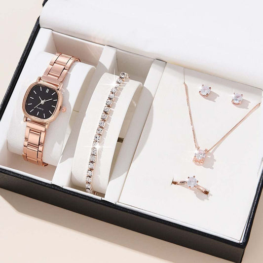 Women's Alloy Square Roman Quartz Watch | Luxury Home Accessories | Heulog Glow