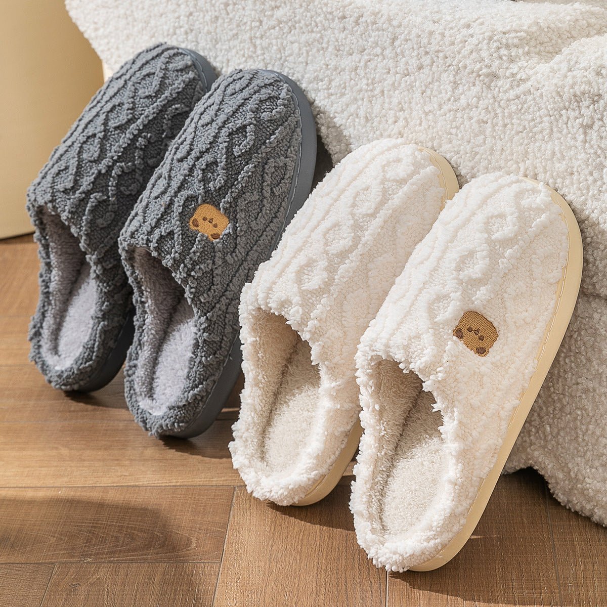Women's Autumn And Winter Non-slip Soft Soled Cotton Slipper | Luxury Home Accessories | Heulog Glow