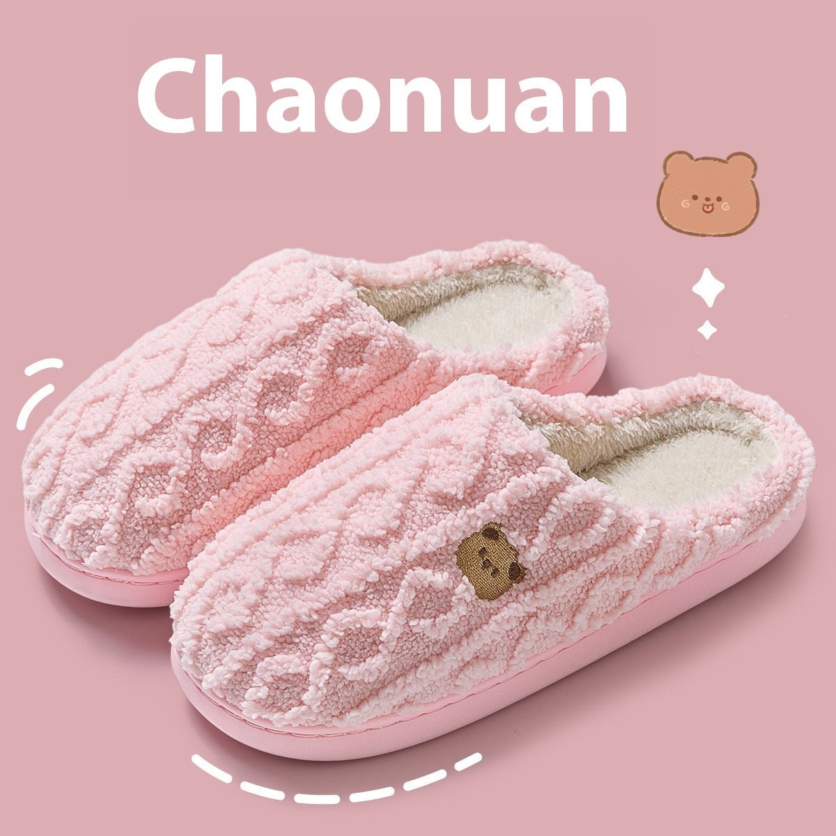 Women's Autumn And Winter Non-slip Soft Soled Cotton Slipper | Luxury Home Accessories | Heulog Glow