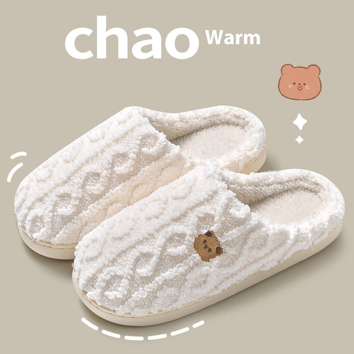 Women's Autumn And Winter Non-slip Soft Soled Cotton Slipper | Luxury Home Accessories | Heulog Glow