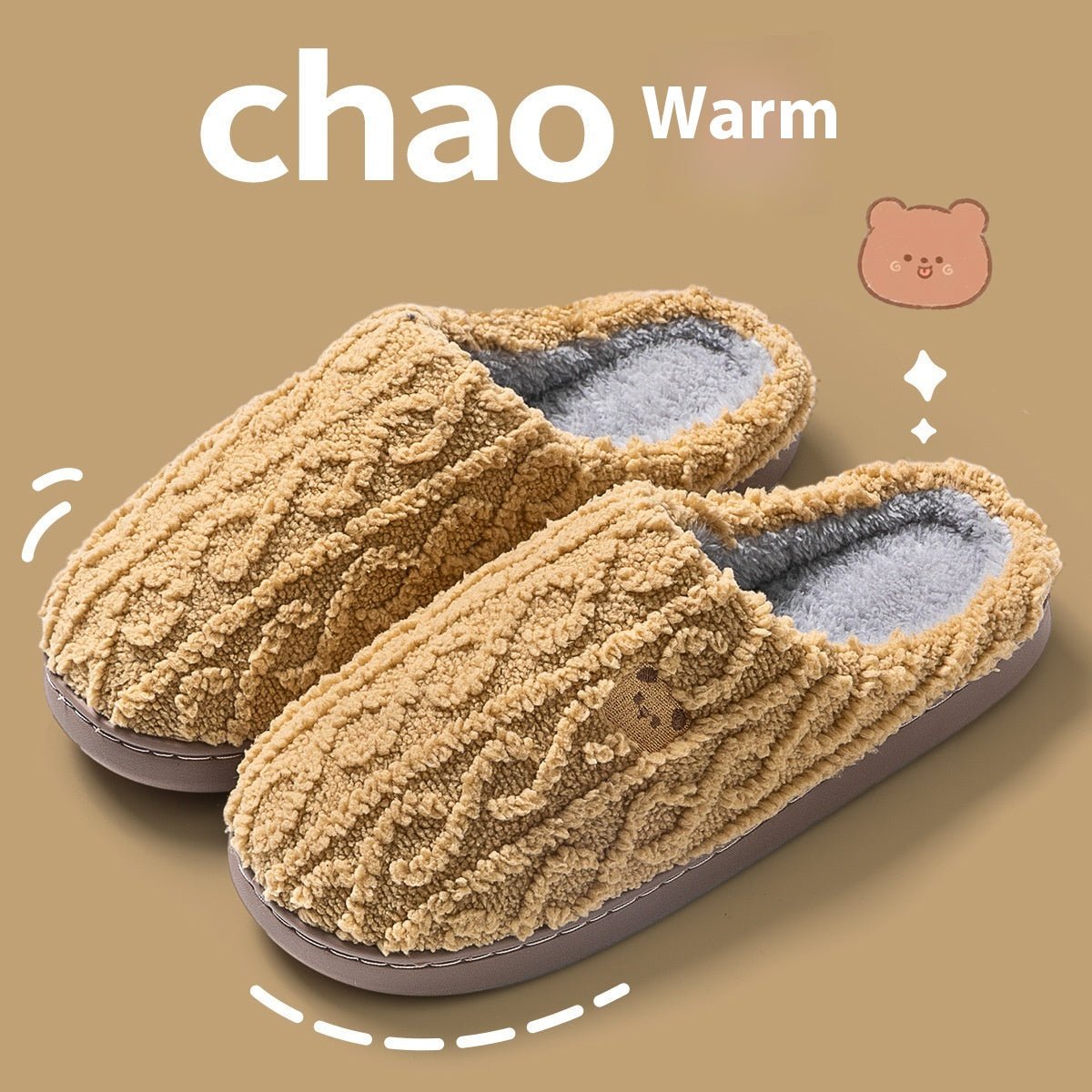 Women's Autumn And Winter Non-slip Soft Soled Cotton Slipper | Luxury Home Accessories | Heulog Glow
