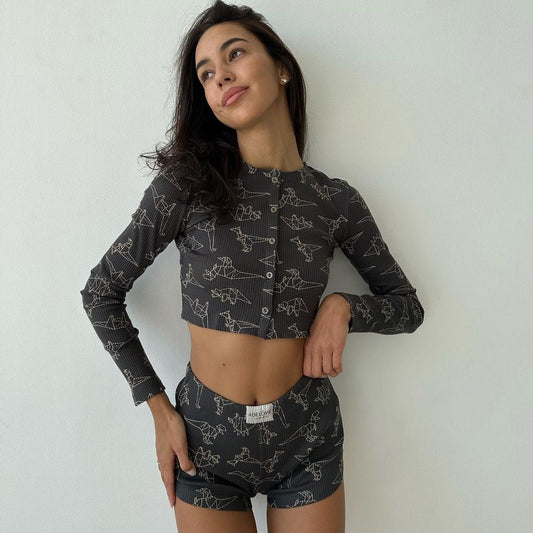 Women's Casual Hot Girl Suit Two-piece Suit | Luxury Home Accessories | Heulog Glow
