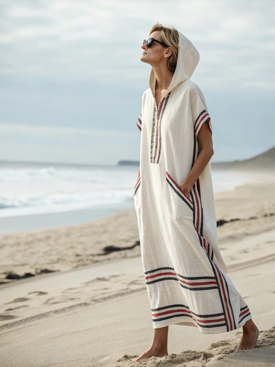 Women's Casual Sleeveless Split Dress With Two Pockets | Luxury Home Accessories | Heulog Glow