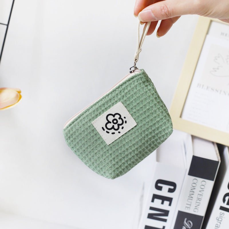 Women's Cute Simple Waffle Storage Bag | Luxury Home Accessories | Heulog Glow