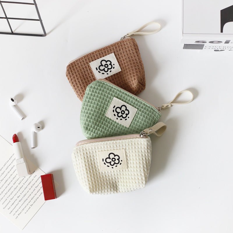 Women's Cute Simple Waffle Storage Bag | Luxury Home Accessories | Heulog Glow