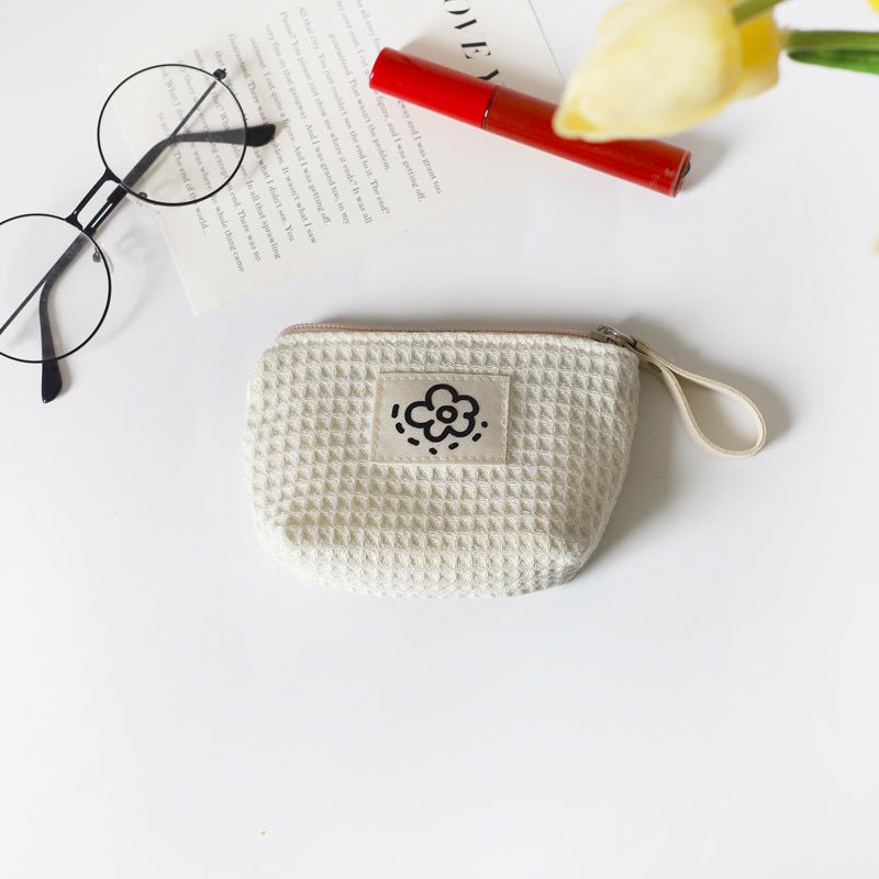 Women's Cute Simple Waffle Storage Bag | Luxury Home Accessories | Heulog Glow