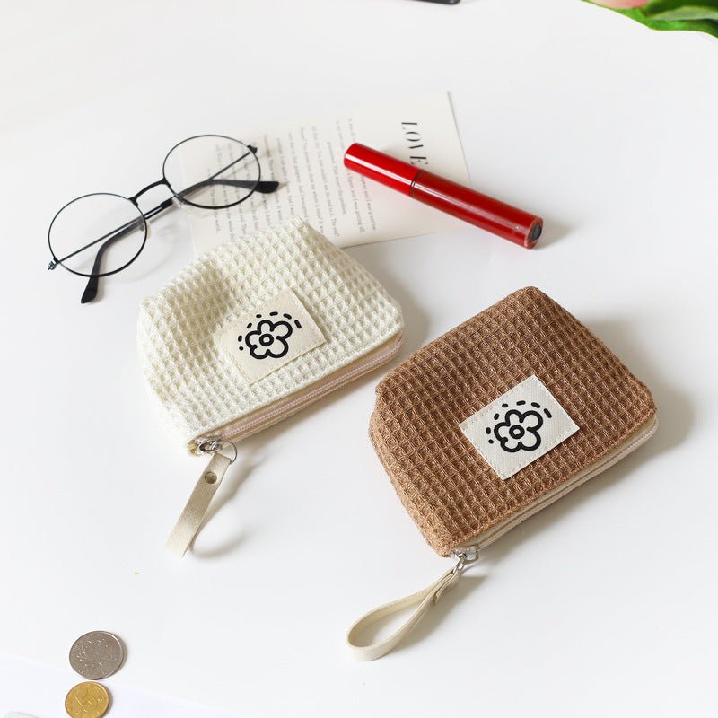 Women's Cute Simple Waffle Storage Bag | Luxury Home Accessories | Heulog Glow