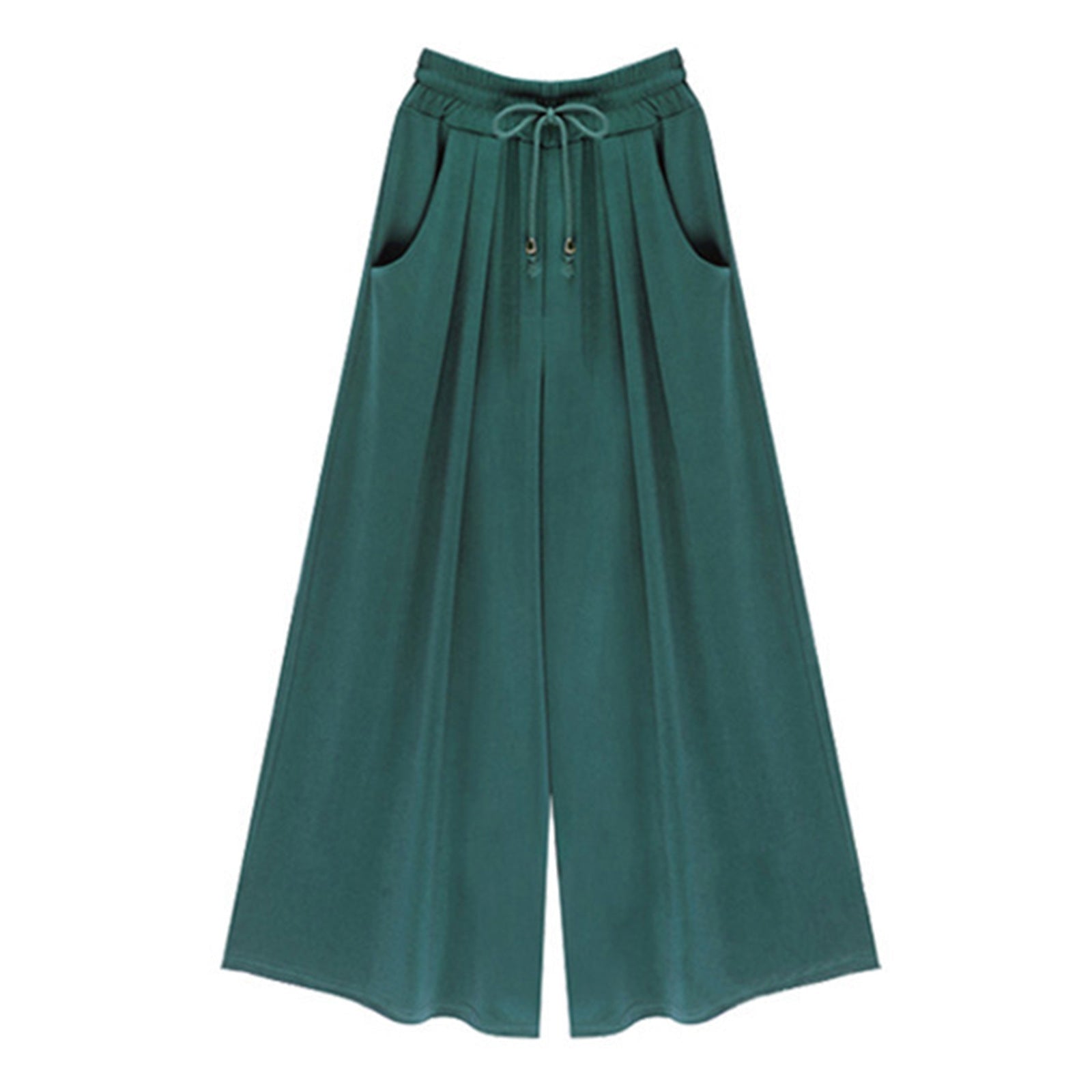 Women's Elastic Waist Tie Rope Wide Leg Pants | Luxury Home Accessories | Heulog Glow
