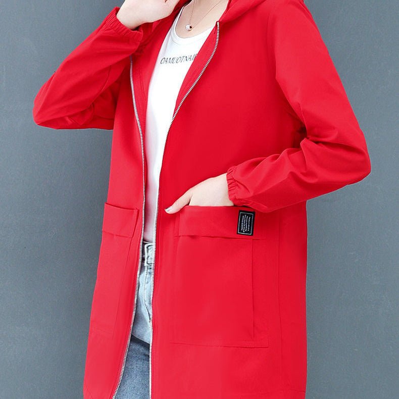 Women's Fashion Mid-Length Plus-Size Hooded Jacket | Luxury Home Accessories | Heulog Glow