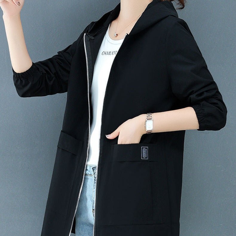 Women's Fashion Mid-Length Plus-Size Hooded Jacket | Luxury Home Accessories | Heulog Glow