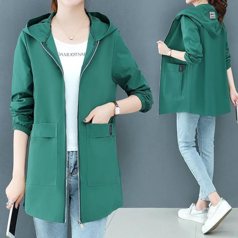 Women's Fashion Mid-Length Plus-Size Hooded Jacket | Luxury Home Accessories | Heulog Glow