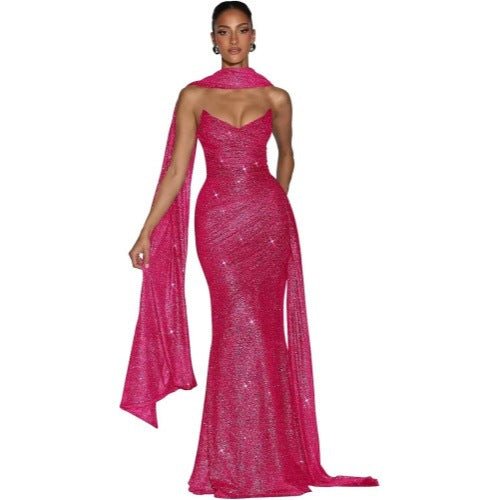 Women's Fashionable Casual Strap Sequin Dress | Luxury Home Accessories | Heulog Glow