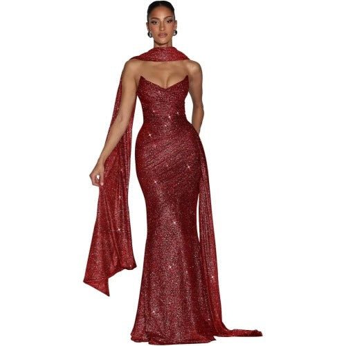 Women's Fashionable Casual Strap Sequin Dress | Luxury Home Accessories | Heulog Glow