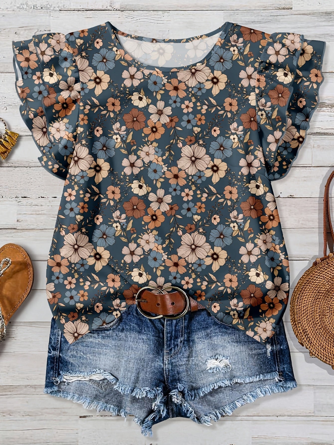Women's Floral Print Casual Shirt Women's Summer | Luxury Home Accessories | Heulog Glow