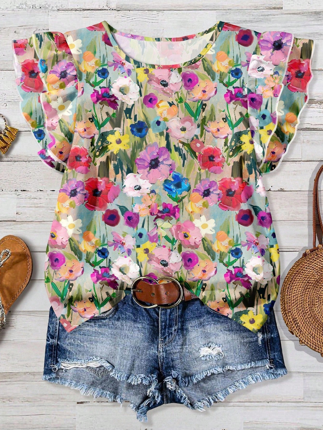 Women's Floral Print Casual Shirt Women's Summer | Luxury Home Accessories | Heulog Glow