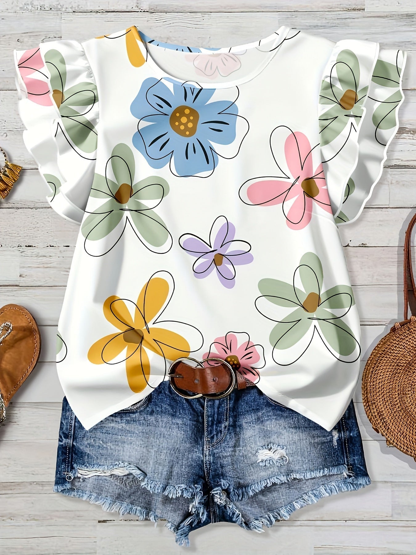 Women's Floral Print Casual Shirt Women's Summer | Luxury Home Accessories | Heulog Glow