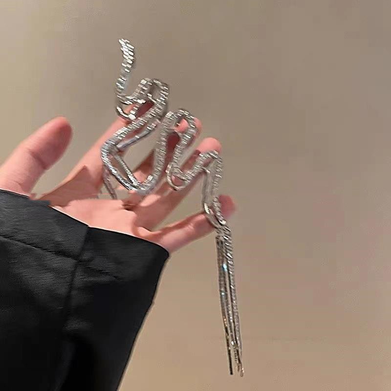 Women's High-end Hair Clip With Tassel On The Back Of The Head | Luxury Home Accessories | Heulog Glow