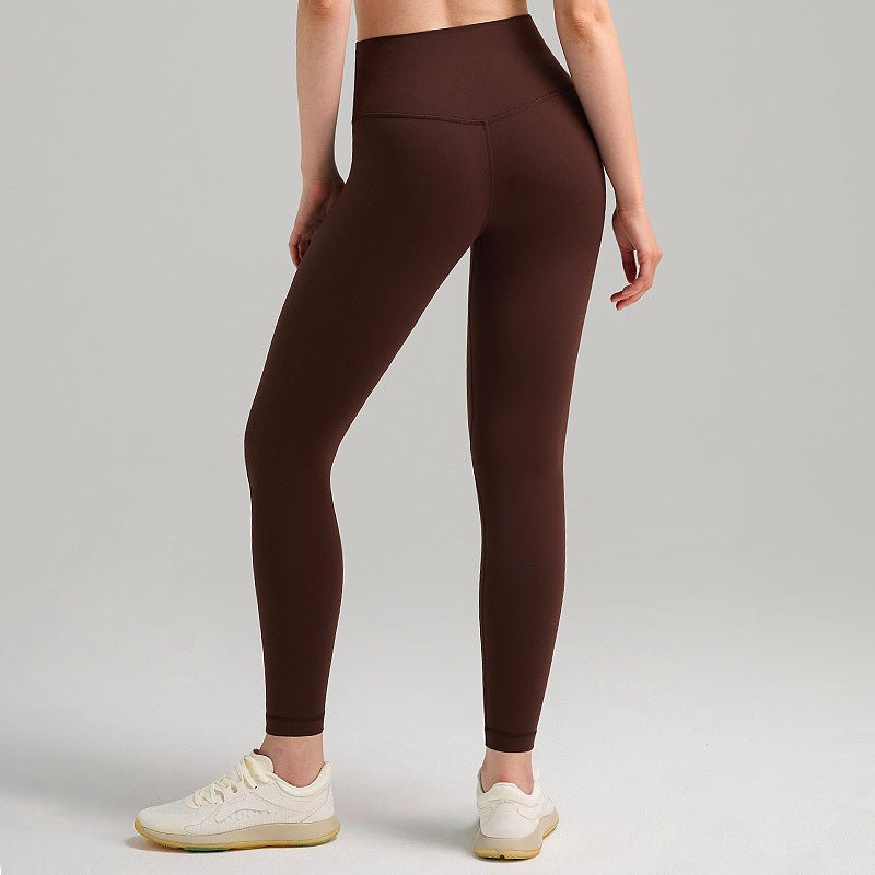 Womens High-Waist Butt-Lifting Fleece-Lined Nude-Feel Sports Tight Yoga Pants | Luxury Home Accessories | Heulog Glow