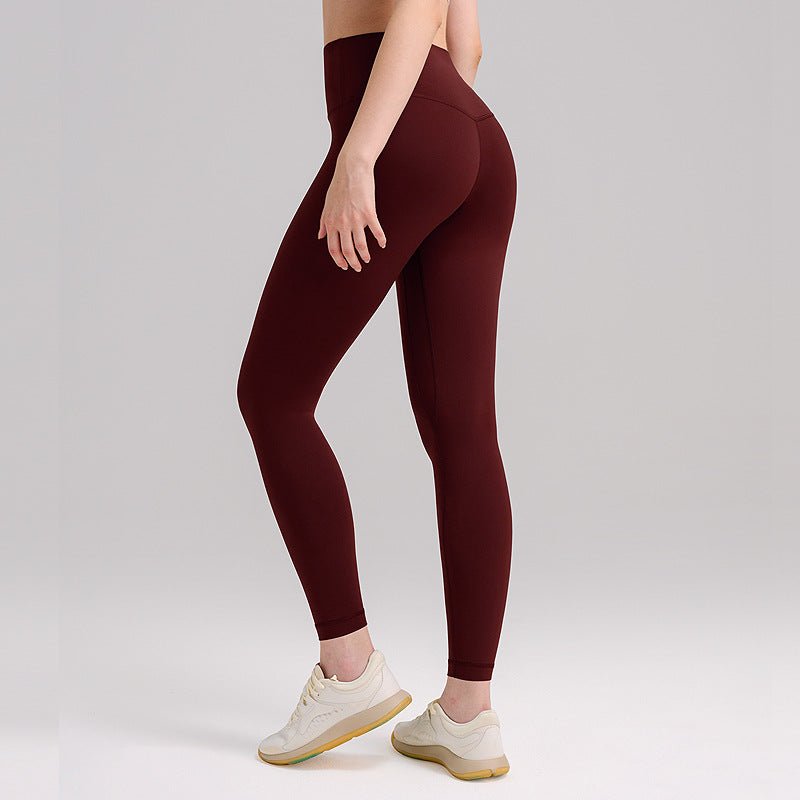 Womens High-Waist Butt-Lifting Fleece-Lined Nude-Feel Sports Tight Yoga Pants | Luxury Home Accessories | Heulog Glow