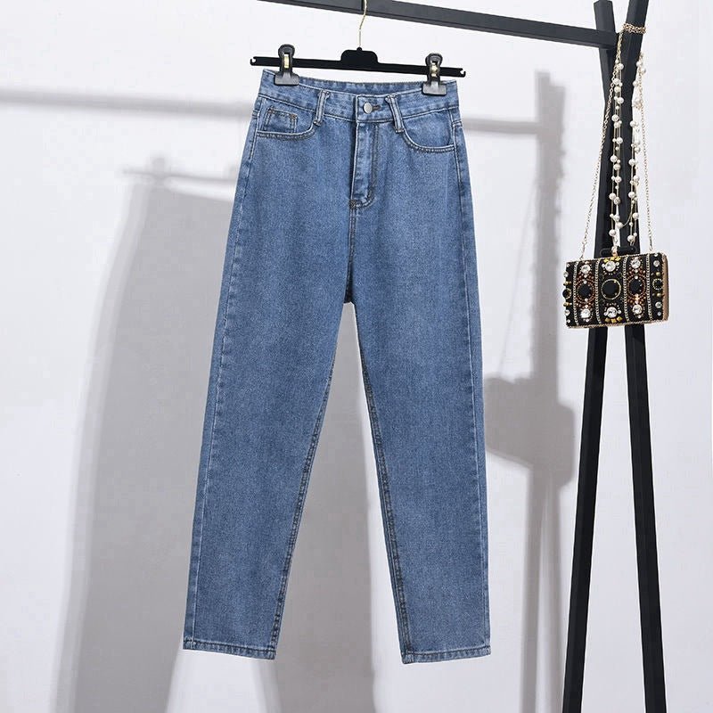 Women's High-waist Straight-leg Cropped Jeans | Luxury Home Accessories | Heulog Glow
