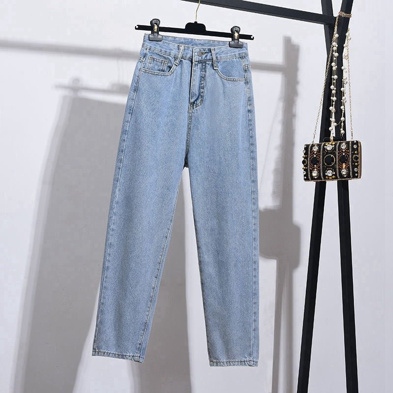 Women's High-waist Straight-leg Cropped Jeans | Luxury Home Accessories | Heulog Glow