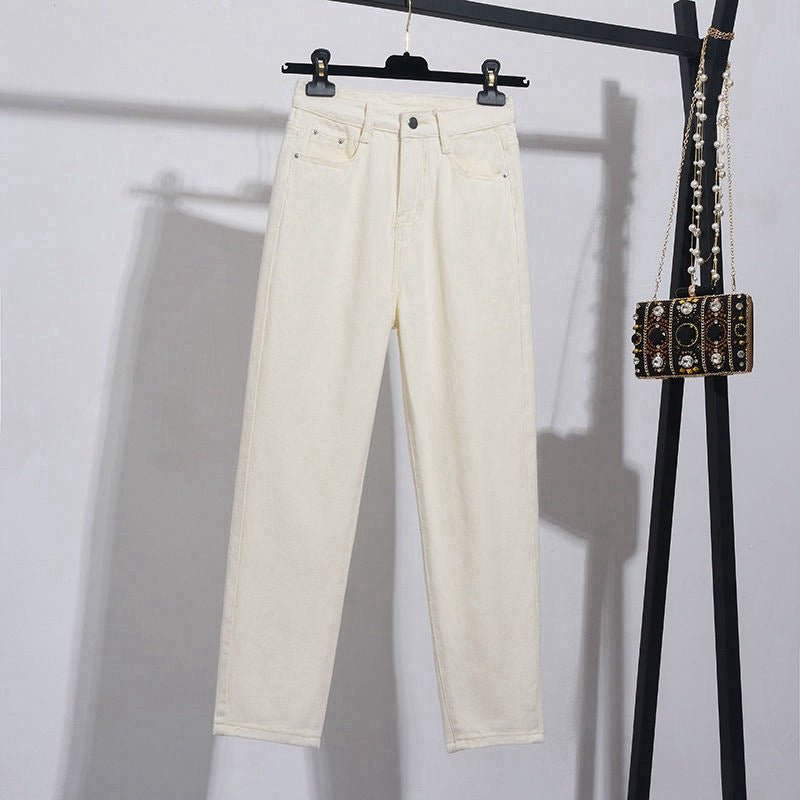 Women's High-waist Straight-leg Cropped Jeans | Luxury Home Accessories | Heulog Glow
