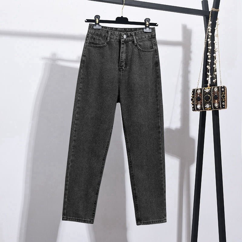 Women's High-waist Straight-leg Cropped Jeans | Luxury Home Accessories | Heulog Glow