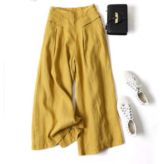 Women's High Waist Thin Slim Ninth Pants | Luxury Home Accessories | Heulog Glow