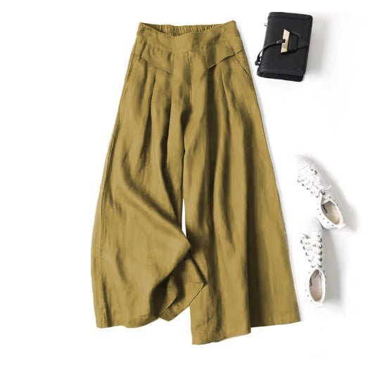 Women's High Waist Thin Slim Ninth Pants | Luxury Home Accessories | Heulog Glow
