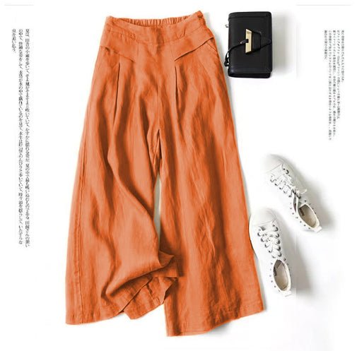 Women's High Waist Thin Slim Ninth Pants | Luxury Home Accessories | Heulog Glow