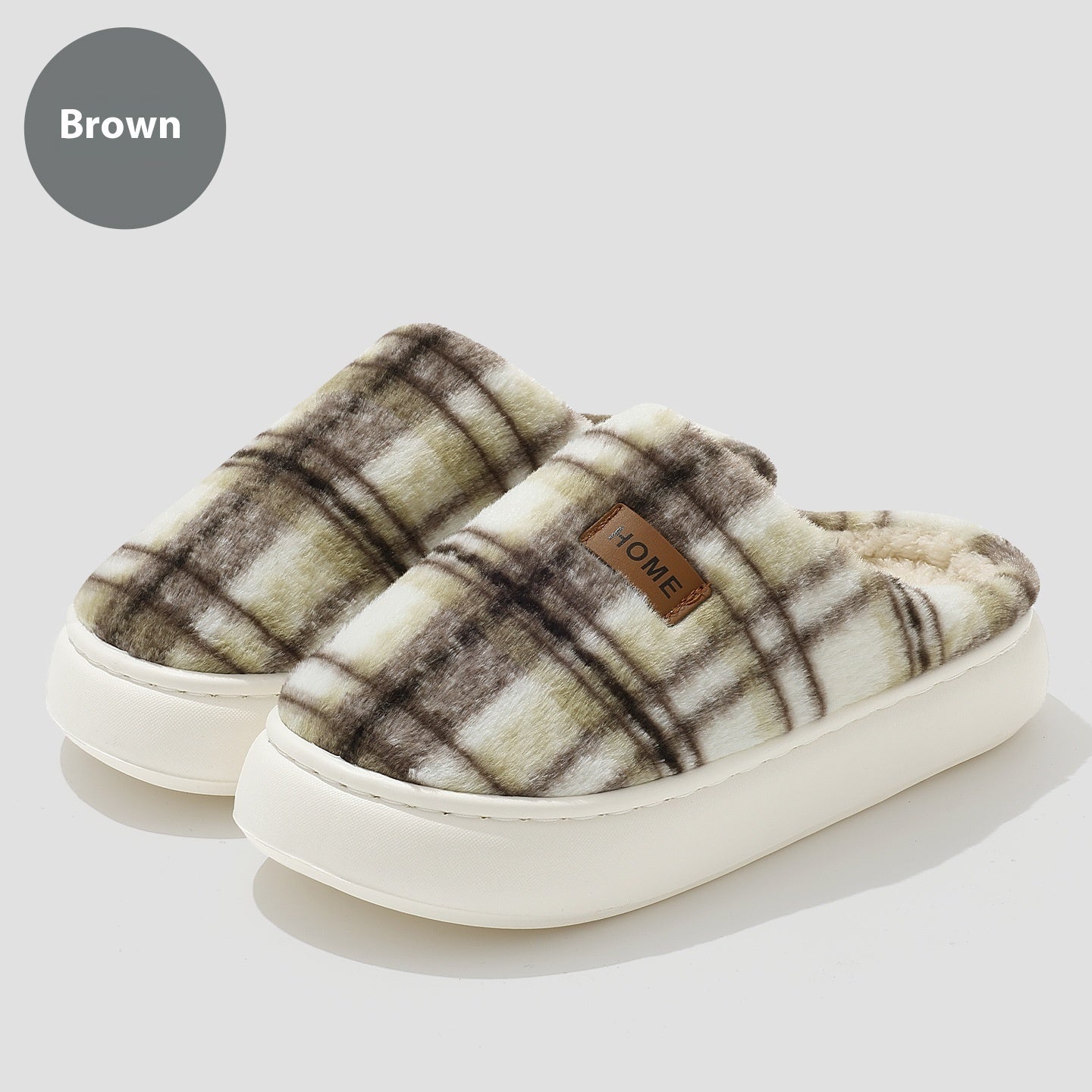 Women's Home Comfortable Warm Striped Toe Cap Cotton Slippers | Luxury Home Accessories | Heulog Glow