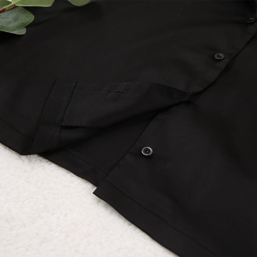 Women's Home Silk Pure Color Pajamas | Luxury Home Accessories | Heulog Glow