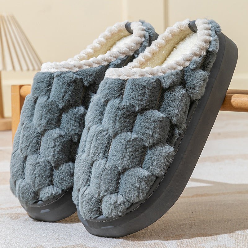 Women's Indoor Non-slip Thick Bottom And Warm Keeping Cotton Slippers | Luxury Home Accessories | Heulog Glow