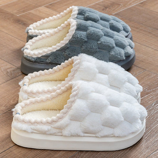 Women's Indoor Non-slip Thick Bottom And Warm Keeping Cotton Slippers | Luxury Home Accessories | Heulog Glow