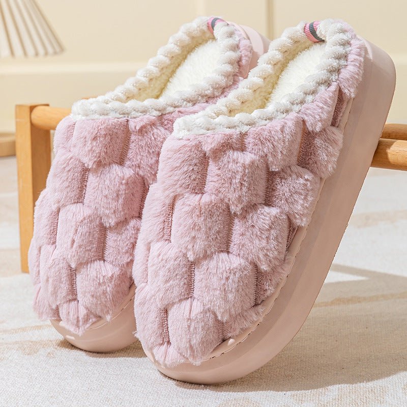 Women's Indoor Non-slip Thick Bottom And Warm Keeping Cotton Slippers | Luxury Home Accessories | Heulog Glow