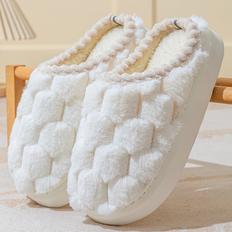 Women's Indoor Non-slip Thick Bottom And Warm Keeping Cotton Slippers | Luxury Home Accessories | Heulog Glow