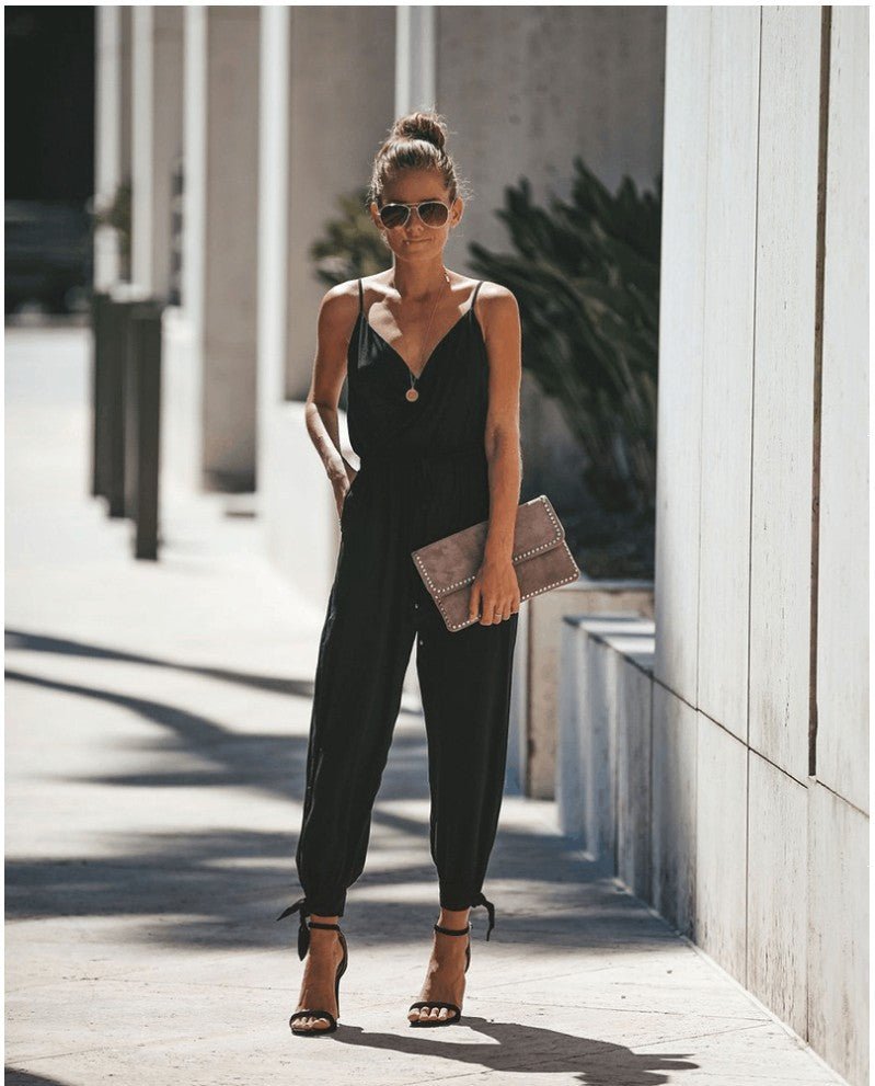 Women's Jumpsuit Flowers Print Spaghetti Strap Romper | Luxury Home Accessories | Heulog Glow