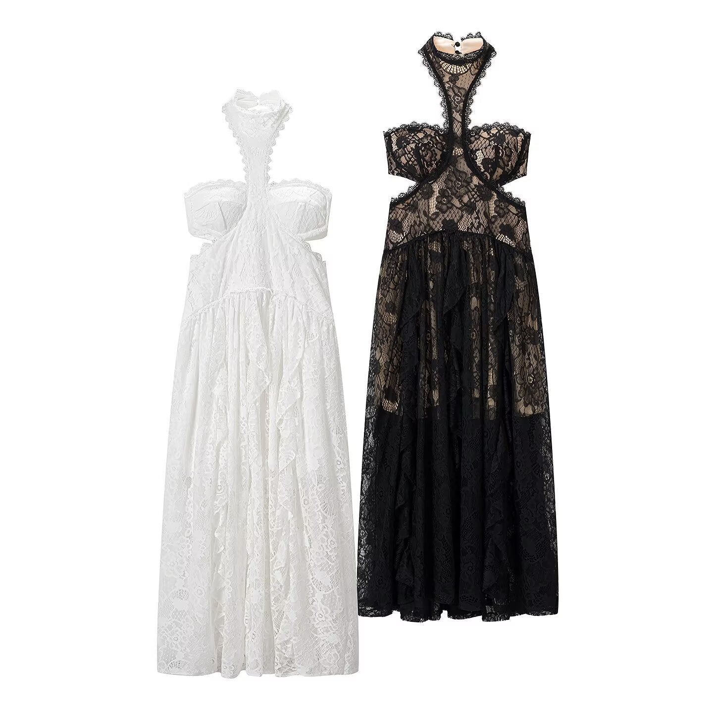 Women's Lace Slip Dress Resort-Style Long Skirt | Luxury Home Accessories | Heulog Glow