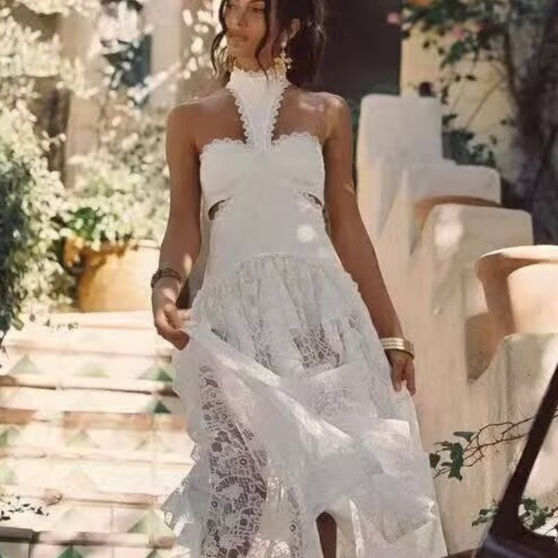 Women's Lace Slip Dress Resort-Style Long Skirt | Luxury Home Accessories | Heulog Glow