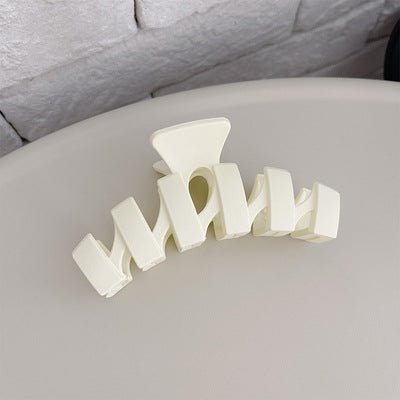 Women's Large Simplicity Grip Frosted Hair Clip | Luxury Home Accessories | Heulog Glow