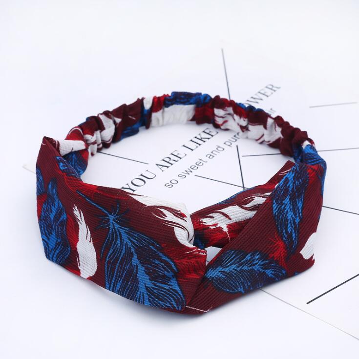 Women's Retro Style Printed Headband | Luxury Home Accessories | Heulog Glow