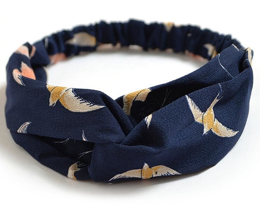 Women's Retro Style Printed Headband | Luxury Home Accessories | Heulog Glow