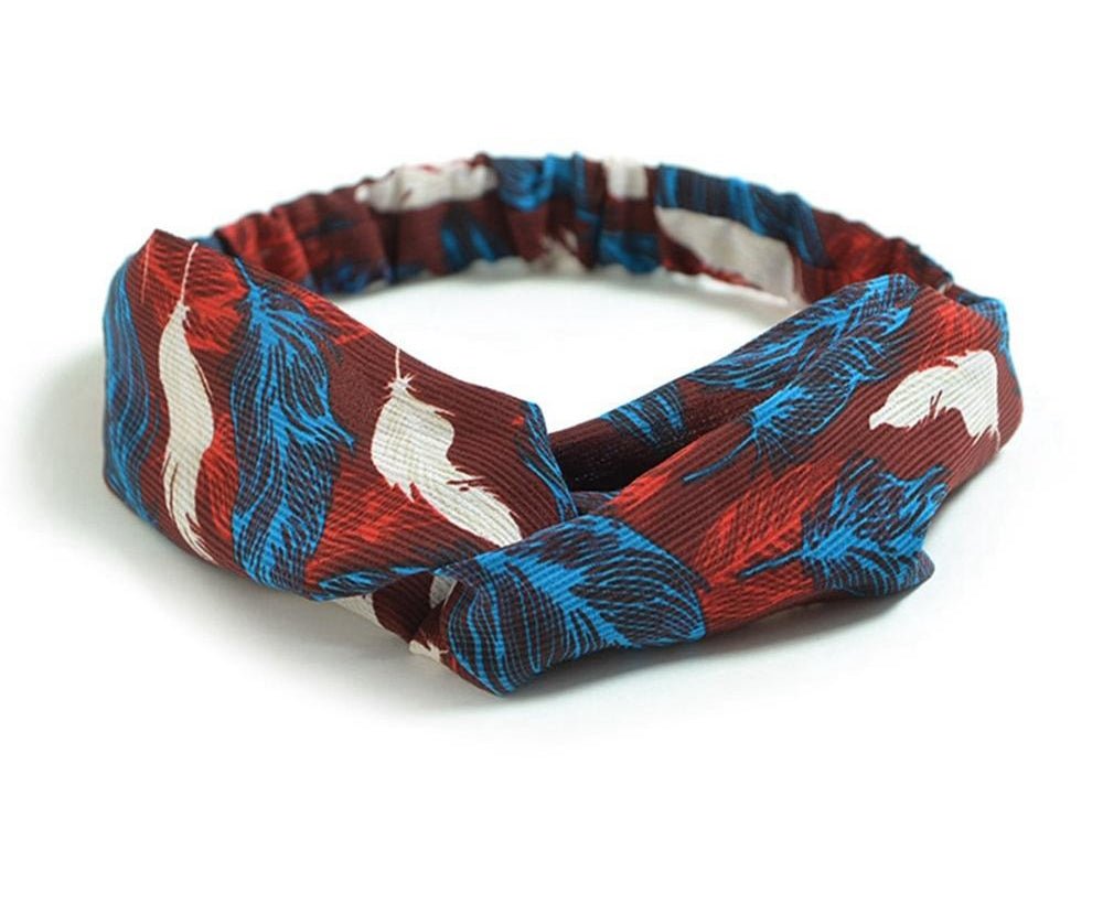 Women's Retro Style Printed Headband | Luxury Home Accessories | Heulog Glow