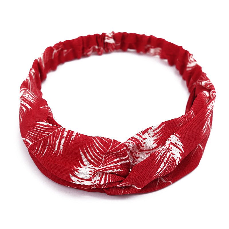 Women's Retro Style Printed Headband | Luxury Home Accessories | Heulog Glow