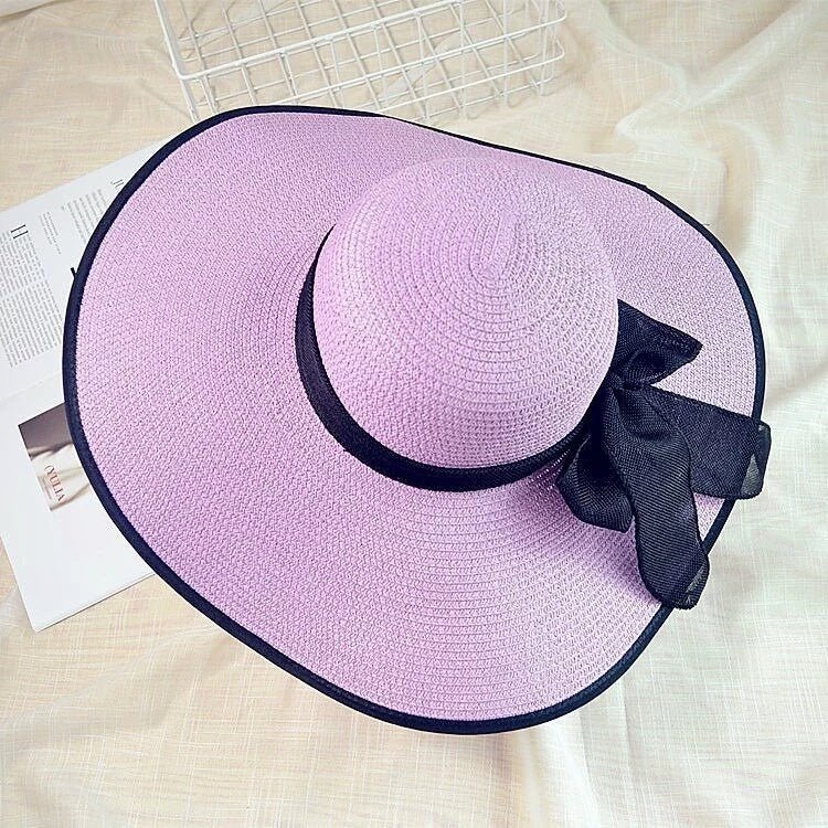 Women's Seaside Summer Vacation Foldable Sun Hat With Wide Brim | Luxury Home Accessories | Heulog Glow