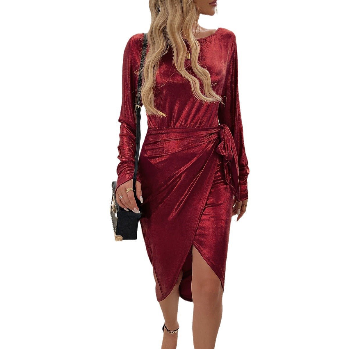 Women's Sheath Long Sleeve Dress | Luxury Home Accessories | Heulog Glow